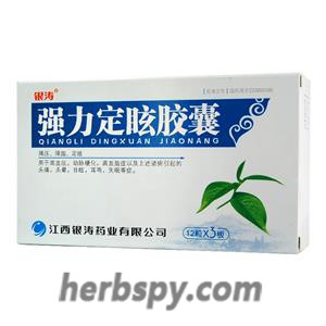 Qiangli Dingxuan Capsule for vertigo due to high blood pressure or arteriosclerosis or hyperlipidemia